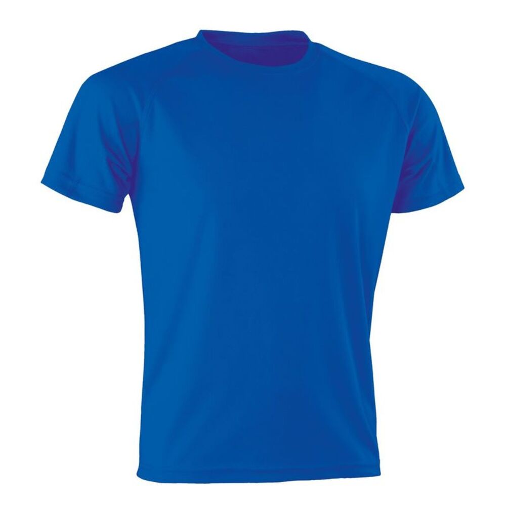 Spiro Adults Unisex Impact Aircool Tee / Royal